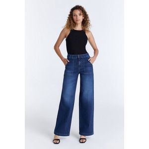 COJ Lulu Wide Leg Jeans Dark Blue