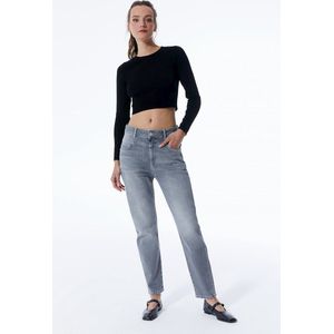 Coj - Victoria - Broek - Licht Grijs - 99% Katoen - Effen