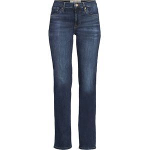 C.O.J. - Denim High Waist Straight - Jeans - Midden Blauw