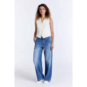 Cup of Joe - Wide Leg Pants - Katoen - Zwart