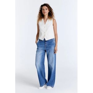 Cup of Joe - Wide Leg Pants - Katoen - Zwart