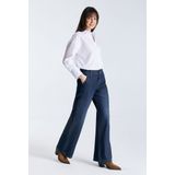 COJ - Maxine - Wide Leg Jeans - Deep Blue