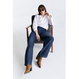 COJ - Maxine - Wide Leg Jeans - Deep Blue