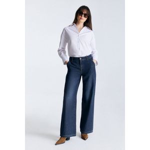 COJ - Maxine - Wide Leg Jeans - Deep Blue