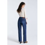 Cup of Joe - Nova Wide Straight - Jeans - Donkerblauw