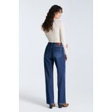 Cup of Joe - Nova Wide Straight - Jeans - Donkerblauw