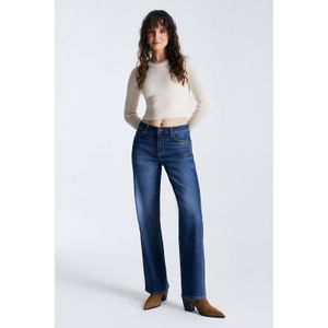 Cup of Joe - Nova Wide Straight - Jeans - Donkerblauw