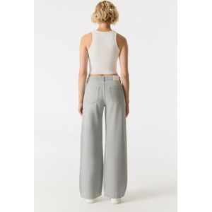 COJ Maxine Wide Leg Jeans Light Grey