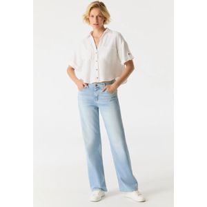 Cup of Joe Nova wide straight jeans light blue