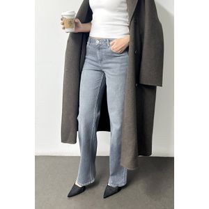 Cup of Joe Denim - NOVA - Jeans - Grijs - High Waist - Dames