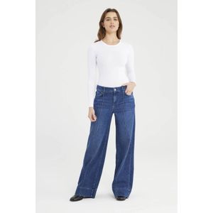 Cup of Joe Denim - Wide Leg Jeans - Donkerblauw - Regular Waist