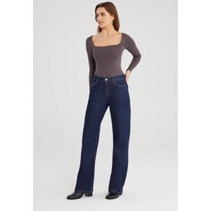 Cup of Joe - Raw Wide Straight Pants - Jeans