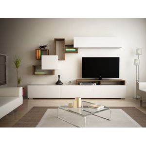 TV-meubel Roy met wandplanken | Kalune Design