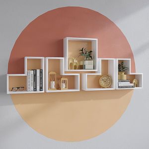 Arabic House - Elitra - Wandplank - Wit - Melamine