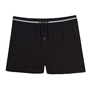 Dagi Heren modal Boxer Shorts, zwart, S