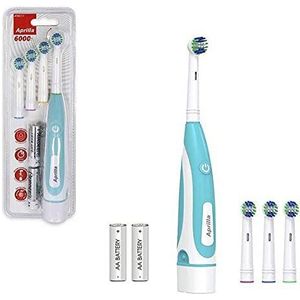 Aprilla - Elektrische Tandenborstel - Waterdicht - Inclusief 4 Opzetborstels