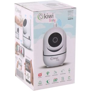 Kiwi - Full HD 1080P IP Camera - Bewakingscamera - Zwart - Materiaal: Kunststof