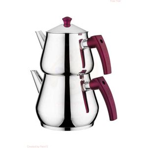 Polo Chef – Dolphin RVS Theepot – 1750 ml – Middel Formaat