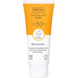 Incia - Zonnebrandcrème - Baby - SPF50+ - 50ml - Natuurlijke Ingrediënten