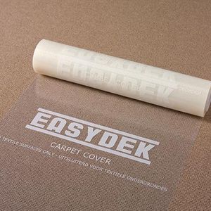 Carpet Cover - 90cm x 60m - 100 mu - Easydek - Afdekfolie - Tapijt bescherming - Trap bescherming - klussen - Schilderen