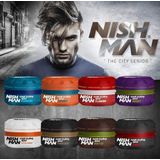NISHMAN - Haarstyling Wax 04 - Rugby - 150g - Natuurlijke Glans - Sterke Hold