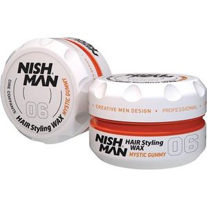NISHMAN - Hair Styling Wax - Glanzende Finish - 06 Mystic Gummy
