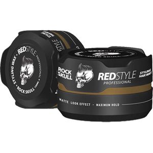 Redstyle Haarwax Gold Skull 150ml-Redstyle Hair Wax Gold Skull - voor alle Haartypes