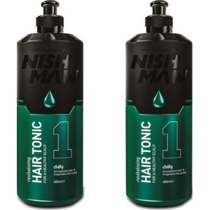 Nish Man Hair Tonic- 400 ml- 2 Stuks