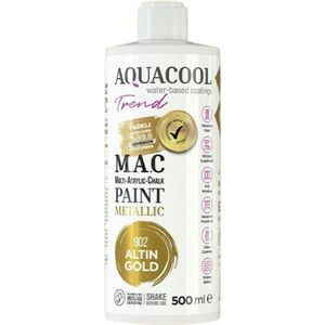 Aquacool Trend Metallic Goud - Keukenkasten verf - Tegelverf - Metaalverf - Radiator verf - Aanrechtblad verf - Glasverf - Porseleinverf