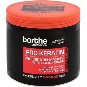 Borthe Proffesional - Pro Keratine - Haarmasker - 500 ML