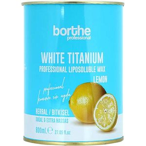 Borthe Professional Liposoluble Wax Lemon - Ontharingswax Blik - Herbal