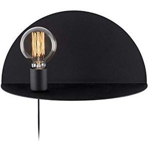 Homemania W340BLACK wandlamp, zwart, 40 x 20 x 20 cm