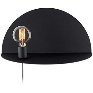 Homemania W350BLACK wandlamp, zwart, 50 x 25 x 25 cm