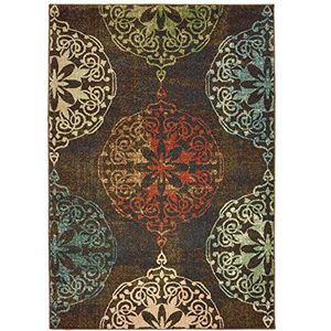 Homemania Bedrukt tapijt Ray 1, bedrukt, meerkleurig, van micropolyamide, 80 x 150 cm