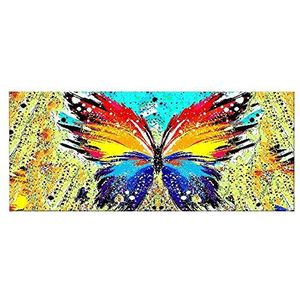 Homemania Muurfoto, motief: vlinders, voor woonkamer, slaapkamer, meerkleurig, 70 x 3 x 100 cm, HM20KNV70 x 100 – 132, polyester, hout