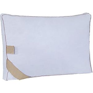 Homemania Kussen bed, wit/paars/blauw van katoen, latex, 40 x 60 cm, 40 x 60 cm