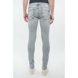 Mavi - Ultra Move - Jeans - Donkergrijs - Lage Taille - Nauwsluitende Pasvorm