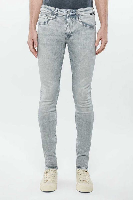 Mavi - Ultra Move - Jeans - Donkergrijs - Lage Taille - Nauwsluitende Pasvorm