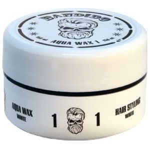 Bandido Aqua 1 Wax Bright White 150 ml | haarwax heren | Aqua Hair Wax sterke grip | haargel