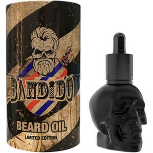 Baardolie - Doodskop Design - 40 ml - Glazen Fles