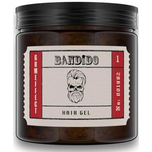 Bandido Hair Styling Gel Men 500ml 01 Gum Effect | Ultra sterke natuurlijke look | Haargel Heren | Geen lijmen | Wet Hair Look | Hair Gel Rubber Effect | Mannen Styling Gel
