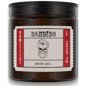 Bandido Hair Styling Gel Voor Mannen 500ml | Ultra Sterke Natuurlijke Look | Geen Lijmen | Wet Hair Look | Rubber Effect | Gum Effect 01