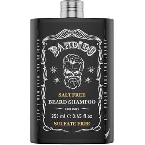 BANDIDO Baardshampoo 250 ml | baardzeep | baardshampoo | baardreiniging en verzorging - natuurlijke baardverzorging zonder zout en sulfaten | ook als cadeau-idee | shampoo