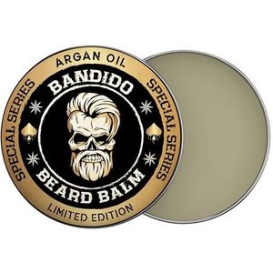 Bandido Beard Balm 40 ml arganolie | arganolie balsem | baardwax | baardverzorging met arganolie | Beard-Wax Men - trimt de baard en maakt hem soepeler