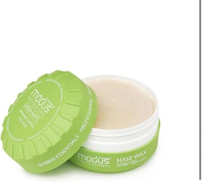 Modus - Maximum Control Green Matte Wax - 150ml - Haarwax - Groene Kleur