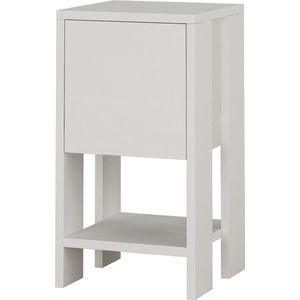 Nachtkastje - Stijlvol Wit - 30x55x30cm - Duurzaam Melamine