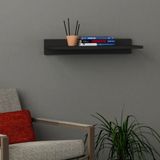 Woody Fashion Wandplank | 18mm 100% Melamine | Antraciet