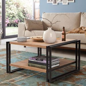 Arabic House - Cosmo - Salontafel - Atlantic Pine - Zwart - Melamine