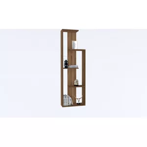 en.casa] Boekenkast Samnanger metalen open kast met 5 planken zwart staand rek keukenrek 180x80x34 cm