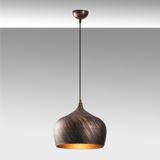 Opviq - Saglam 3761 - Hanglamp - Koper/Goud - Ø28cm